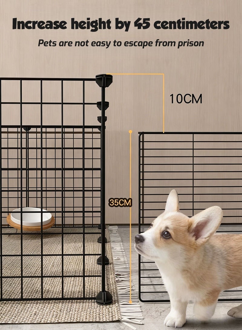 كيدل الحيوانات الأليفة Playpen خيمة القطة الحاجز قطة قفص كينل الكلب قابل للطي سياج ممارسة المساحة - Image 5